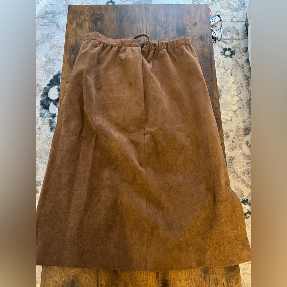 Abe Schaeder Size 12 Brown Skirt USA MADE Vintage women’s skirt
